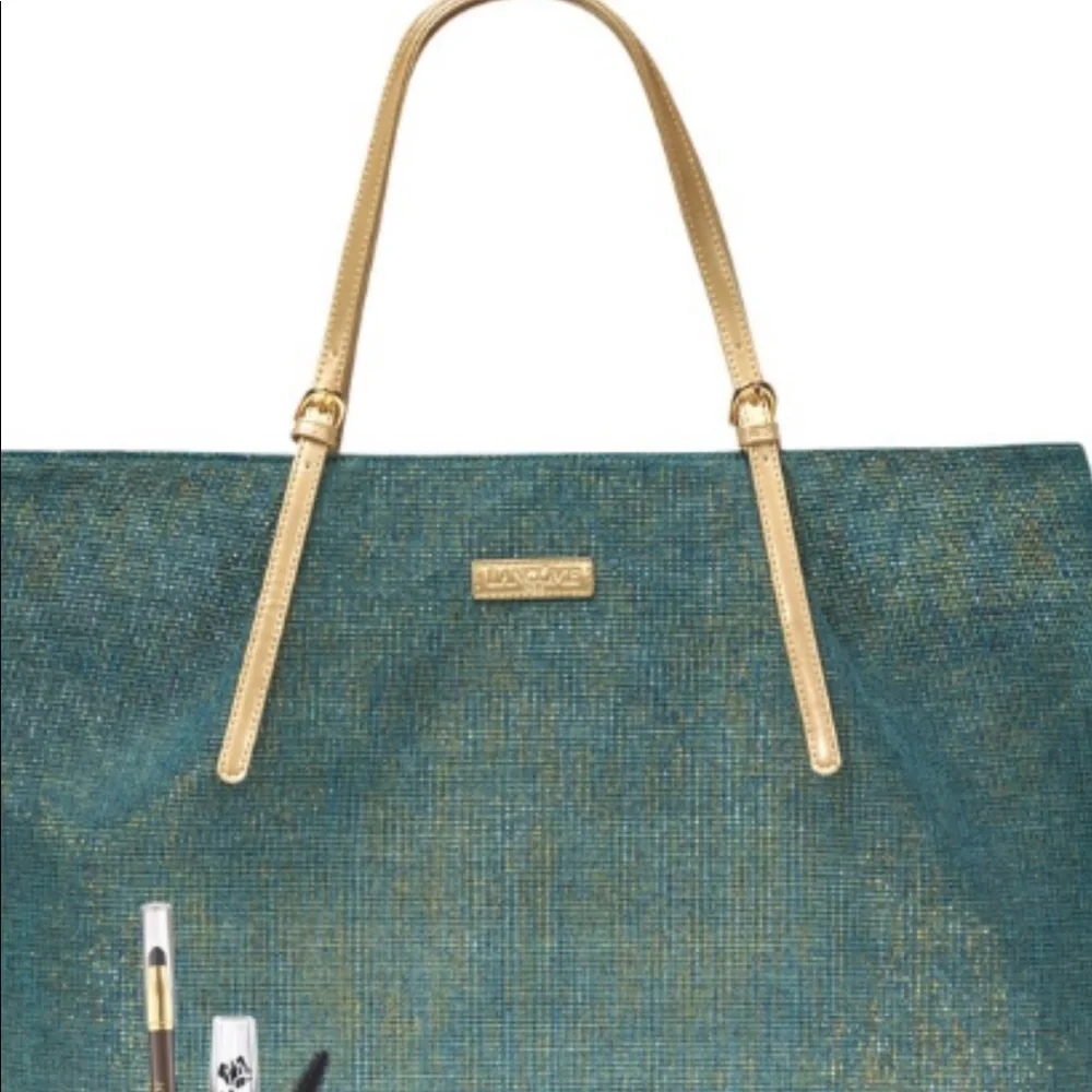 Lancôme Denim Shimmer Tote Bag